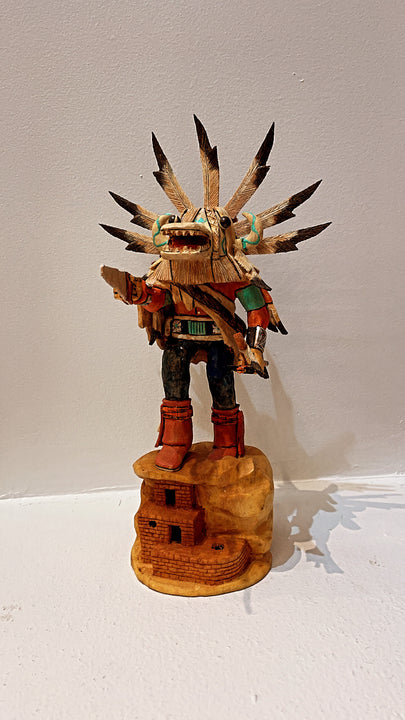 "White Ogre" Hand-carved Kachina Doll by Milton Howard