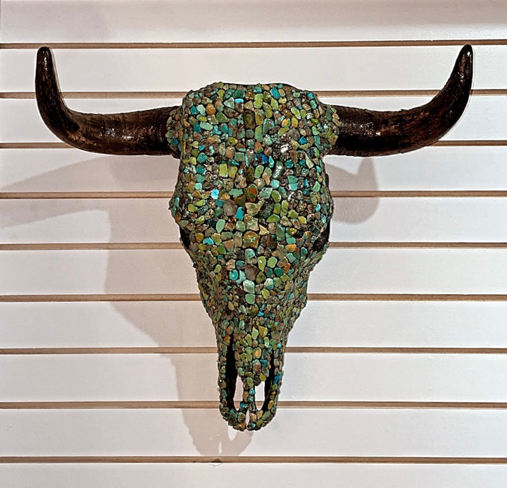 Nugget Turquoise Cow Skull