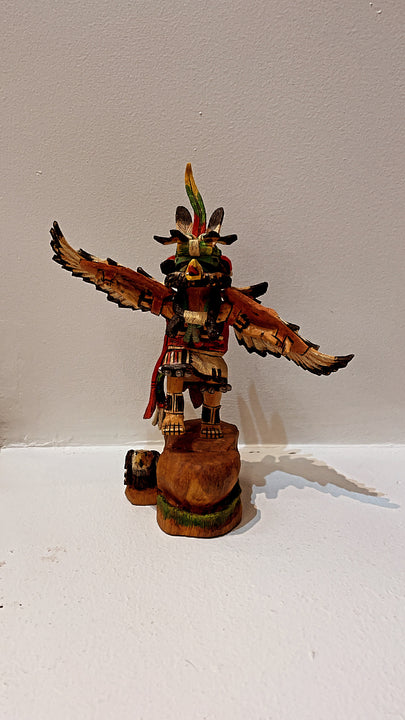 "Eagle Dancer" Hand-carved Kachina Doll by Milton Howard