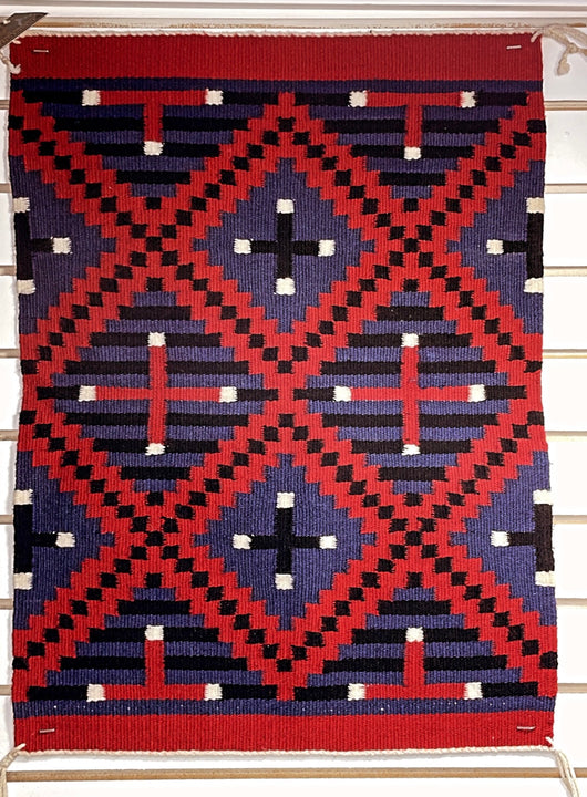 “Phase 2 Chief’s Blanket” Genuine Navajo Rug by Valerie Yazzie