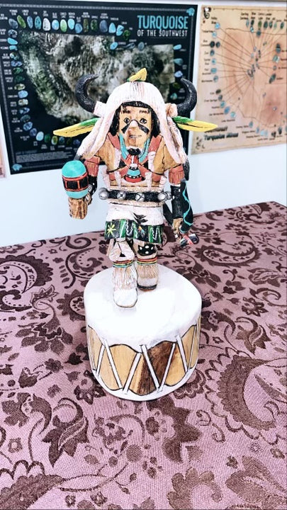 White Buffalo Kachina Doll by Milton Howard