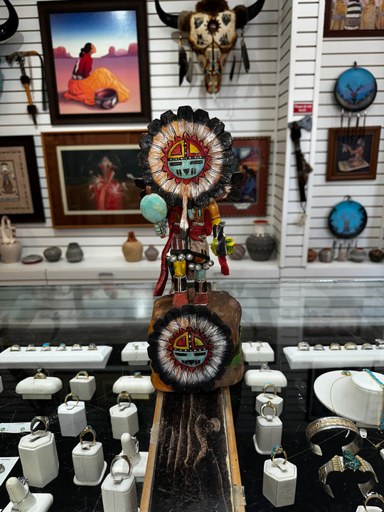 "Sunface" Hand-carved Kachina By Milton Howard